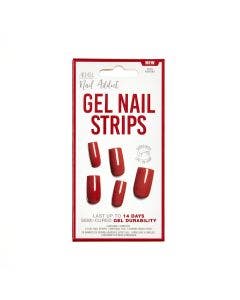 Front side of  Ardell Nail Addict Gel Nail Strips - Pure Paprika