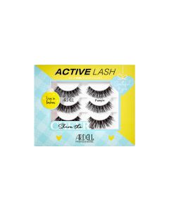 Ardell Holiday 3pk Active Lash Pump'n SKU# 36730 Front Packaging