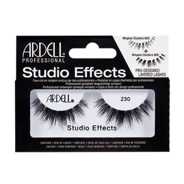 Ardell Studio Effects 230 inside its retail packaging with some information on the box