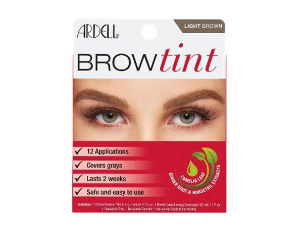 BROW TINT, LIGHT BROWN, 0.30 OZ image