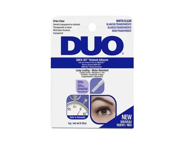 DUO QUICK-SET STRIP LASH ADHESIVE — CLEAR